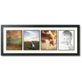 thumbnail image 1 of ArtToFrames Collage Photo Picture Frame with 4 - 8x10" Openings, Framed in Black with Brilliant White and Black Mats (CDM-3926-19), 1 of 8