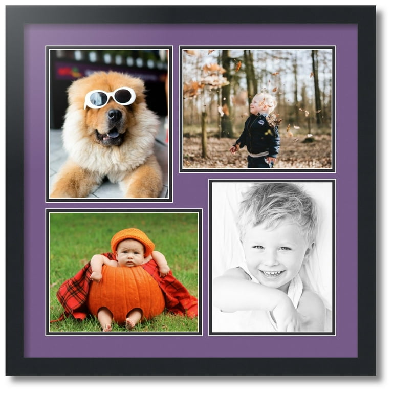 ArtToFrames Collage Photo Picture Frame with 4 - 8x10 Openings, Framed in  Black with Octoberfest and Black Mats (CDM-3926-1)