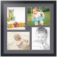 thumbnail image 1 of ArtToFrames Collage Photo Picture Frame with 4 - 8x10" Openings, Framed in Black with Mountain Grey and Black Mats (CDM-3926-5215), 1 of 8