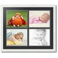 thumbnail image 1 of ArtToFrames Collage Photo Picture Frame with 4 - 8x10 Openings, Framed in White with Black and Black Mats (CDM-3966-3), 1 of 8