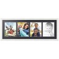 thumbnail image 1 of ArtToFrames Collage Photo Picture Frame with 4 - 8x10 Openings, Framed in White with Black and Black Mats (CDM-3966-5), 1 of 8