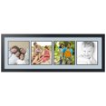 thumbnail image 1 of ArtToFrames Collage Photo Picture Frame with 4 - 8x9 Openings, Framed in Black with Baby Blue and Black Mats (CDM-3926-5), 1 of 8