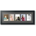 thumbnail image 1 of ArtToFrames Collage Photo Picture Frame with 5 - 3.5x5 Openings, Framed in Black with Charcoal and Black Mats (CDM-3926-115), 1 of 8