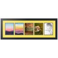 thumbnail image 1 of ArtToFrames Collage Photo Picture Frame with 5 - 5x7 Openings, Framed in Black with Canary and Black Mats (CDM-3926-115), 1 of 8
