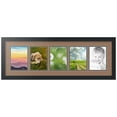 thumbnail image 1 of ArtToFrames Collage Photo Picture Frame with 5 - 5x7 Openings, Framed in Black with Sandpiper and Black Mats (CDM-3926-115), 1 of 8