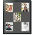thumbnail image 1 of ArtToFrames Collage Photo Picture Frame with 5 - 8x10 Openings, Framed in Black with Charcoal and Black Mats (CDM-3926-106), 1 of 7