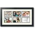 thumbnail image 1 of ArtToFrames Collage Photo Picture Frame with 6 - 3.5x5.5 Openings, Framed in Black with Off White and Black Mats (CDM-3926-153), 1 of 8
