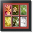 thumbnail image 1 of ArtToFrames Collage Photo Picture Frame with 6 - 3x5" Openings, Framed in Black with Deep Red and Black Mats (CDM-3926-83), 1 of 8