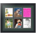 thumbnail image 1 of ArtToFrames Collage Photo Picture Frame with 6 - 4.5x5.5" Openings, Framed in Black with Envy and Black Mats (CDM-3926-1126), 1 of 8