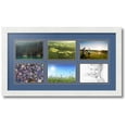 thumbnail image 1 of ArtToFrames Collage Photo Picture Frame with 6 - 4x6 Openings, Framed in White with Royal and Black Mats (CDM-3966-153), 1 of 1