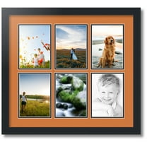ArtToFrames Collage Photo Picture Frame with 6 - 5x7 Openings, Framed in Black with Octoberfest and Black Mats (CDM-3926-151)