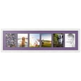 thumbnail image 1 of ArtToFrames Collage Photo Picture Frame with 6 - 6x8 Openings, Framed in White with Grape and Black Mats (CDM-3966-150), 1 of 8