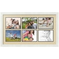 thumbnail image 1 of ArtToFrames Collage Photo Picture Frame with 6 - 6x8 Openings, Framed in White with Seaside and Black Mats (CDM-3966-153), 1 of 8