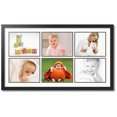 thumbnail image 1 of ArtToFrames Collage Photo Picture Frame with 6 - 8.5x11" Openings, Framed in Black with White and Black Mats (CDM-3926-1011), 1 of 8