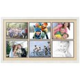 thumbnail image 1 of ArtToFrames Collage Photo Picture Frame with 6 - 8.5x11 Openings, Framed in White with Seaside and Black Mats (CDM-3966-153), 1 of 8