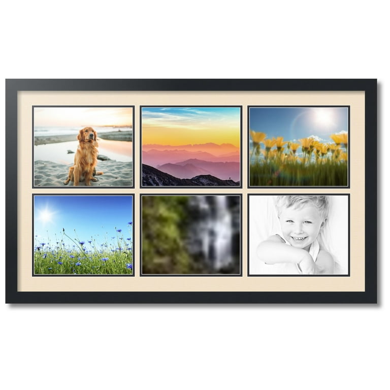 ArtToFrames Collage Photo Picture Frame with 4 - 8x10 Openings, Framed in  Black with Octoberfest and Black Mats (CDM-3926-1)