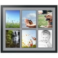 thumbnail image 1 of ArtToFrames Collage Photo Picture Frame with 6 - 8x10" Openings, Framed in Black with Silver and Black Mats (CDM-3926-1055), 1 of 8