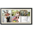 thumbnail image 1 of ArtToFrames Collage Photo Picture Frame with 6 - 8x12" Openings, Framed in Black with Ivory and Black Mats (CDM-3926-1012), 1 of 8