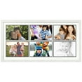 thumbnail image 1 of ArtToFrames Collage Photo Picture Frame with 6 - 8x12 Openings, Framed in White with Porcelain and Black Mats (CDM-3966-153), 1 of 8