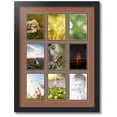thumbnail image 1 of ArtToFrames Collage Photo Picture Frame with 9 - 4x6 Openings, Framed in Black with Paloma and Black Mats (CDM-3926-213), 1 of 8