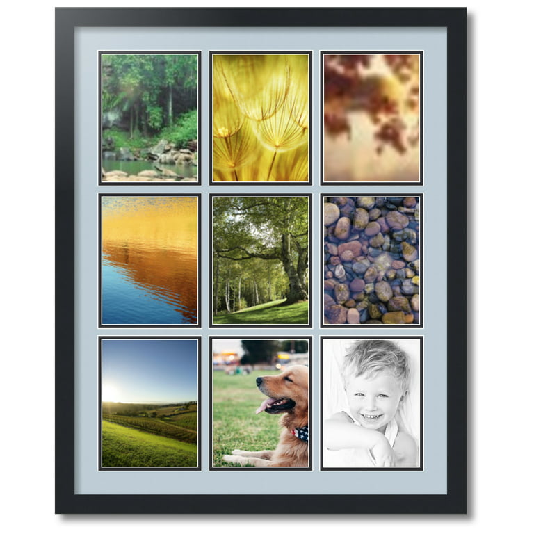 Picture Framing Mats 8x10 for 6x9 photo mats 1 white 1 cream SET OF 2