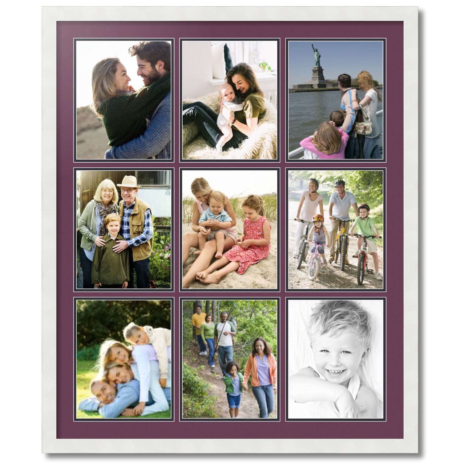 Wade Logan® Atika Picture Frames Collage with 9 Openings 4X6