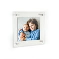 thumbnail image 1 of ArtToFrames Floating Acrylic Frame for Photos Up to 20x20 inches (Full Frame is 24x24) with Chrome Acrylic Standoff Hardware, 1 of 6