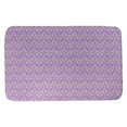 thumbnail image 1 of ArtVerse Classic Art Deco Bath Mat Purple & Yellow 21 x 34, 1 of 5