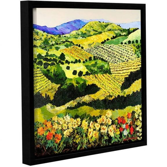 ArtWall Allan Friedlander "Autumn Remembered" Gallery-Wrapped Floater-Framed Canvas