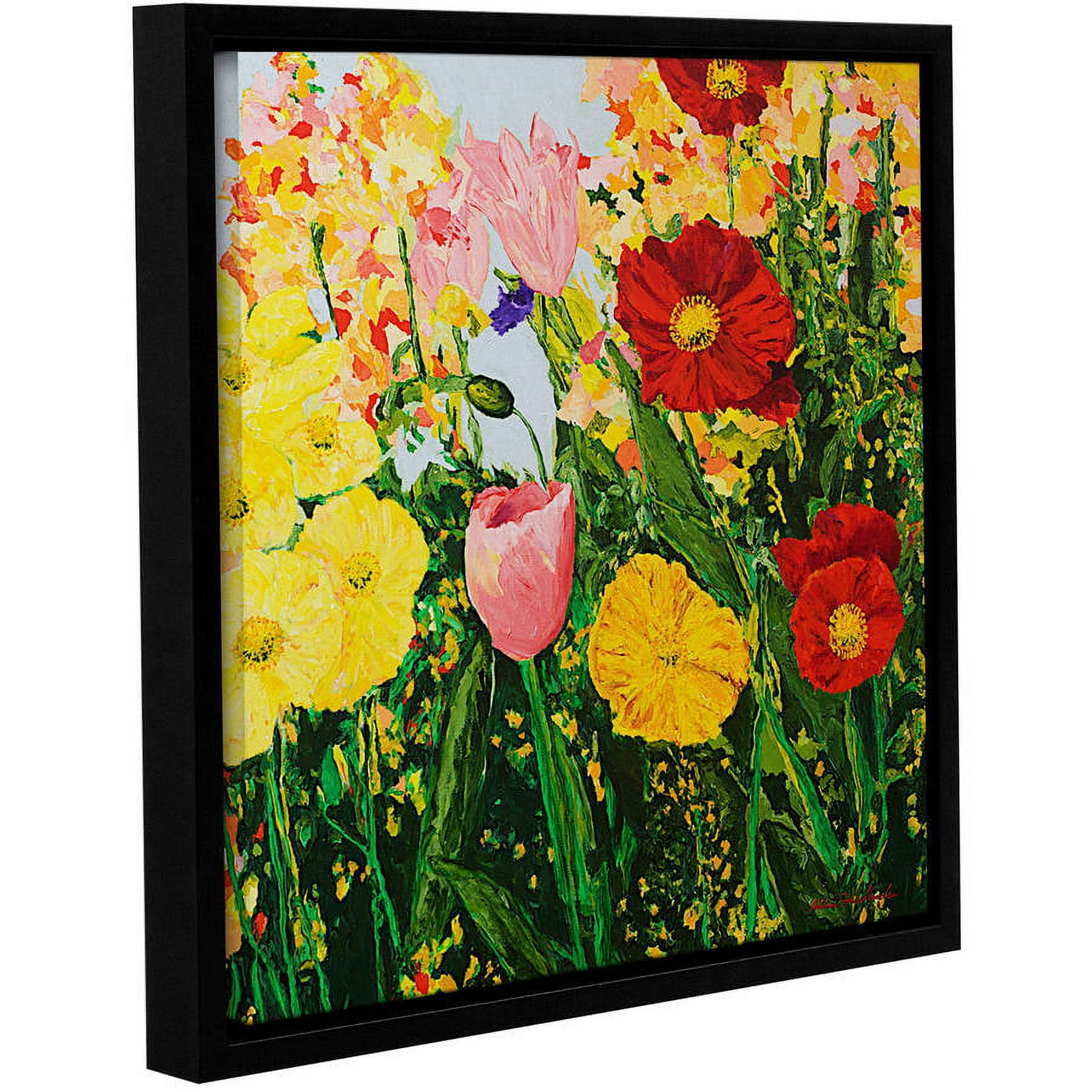 ArtWall Allan Friedlander "Blue Skies and Sunshine" Gallery-Wrapped Floater-Framed Canvas
