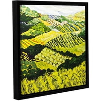 ArtWall Allan Friedlander "Changing World" Gallery-Wrapped Floater-Framed Canvas