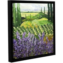 ArtWall Allan Friedlander "Chinaberry Hill" Gallery-Wrapped Floater-Framed Canvas