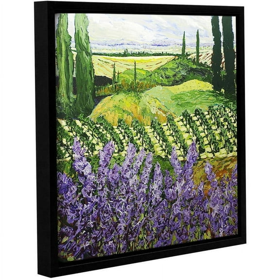 ArtWall Allan Friedlander "Chinaberry Hill" Gallery-Wrapped Floater-Framed Canvas