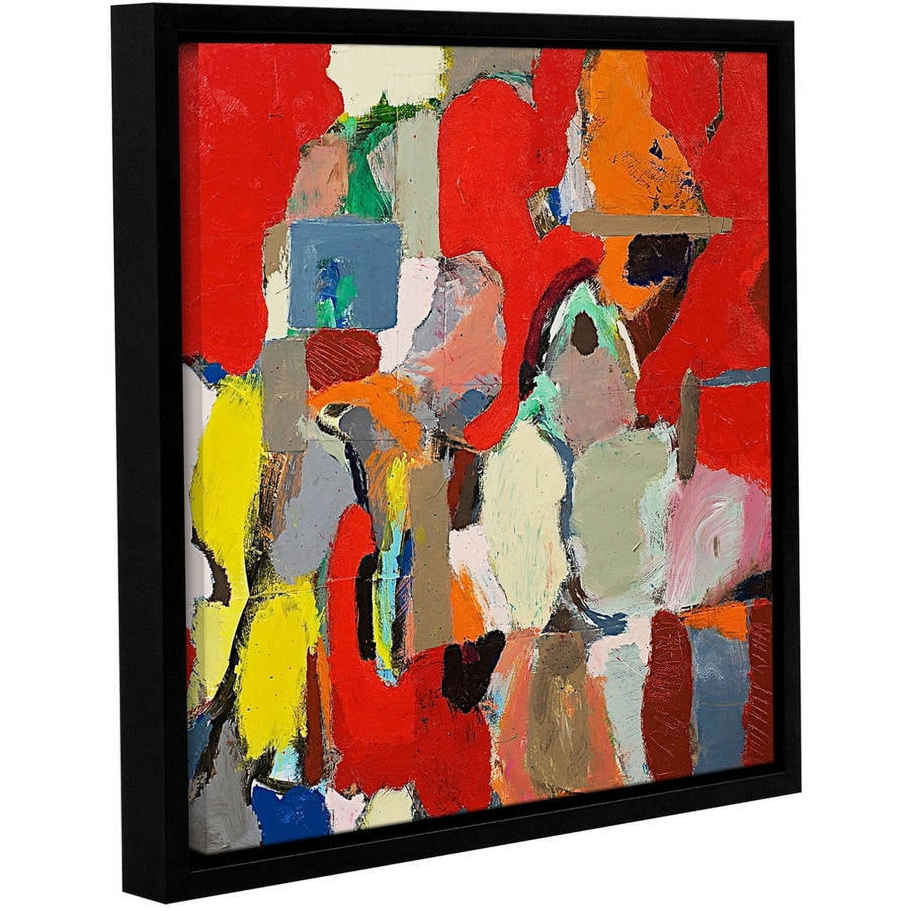 ArtWall Allan Friedlander "Costal Sunrise" Gallery-Wrapped Floater-Framed Canvas