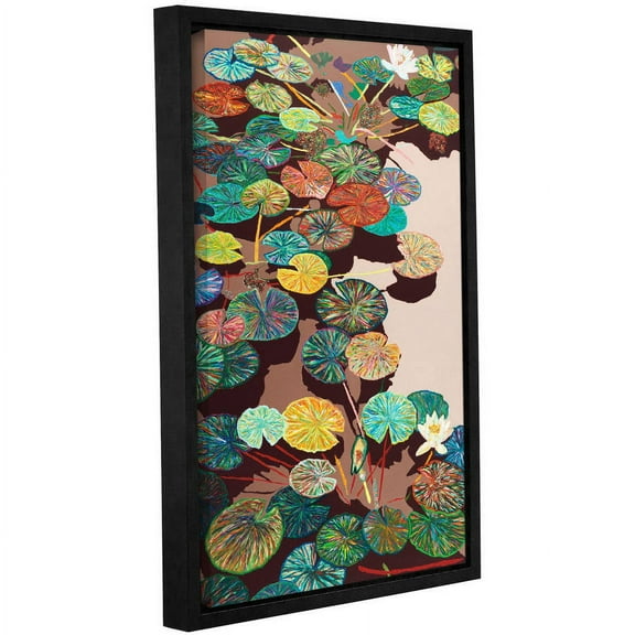 ArtWall Allan Friedlander "Crystal Morning" Gallery-Wrapped Floater-Framed Canvas