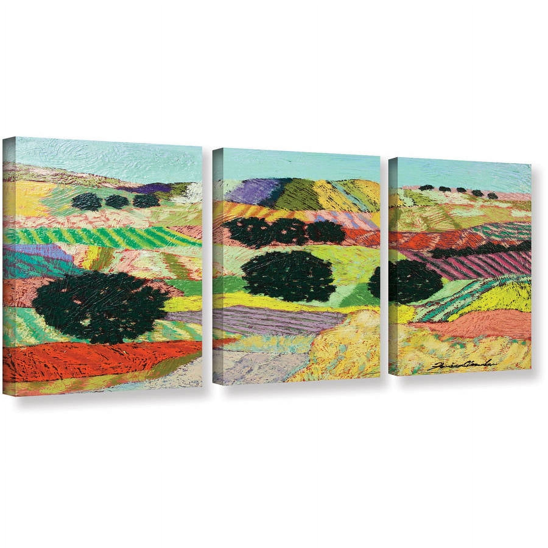 ArtWall Allan Friedlander "Crystal Mountain" 3-Piece Gallery-Wrapped Canvas Set