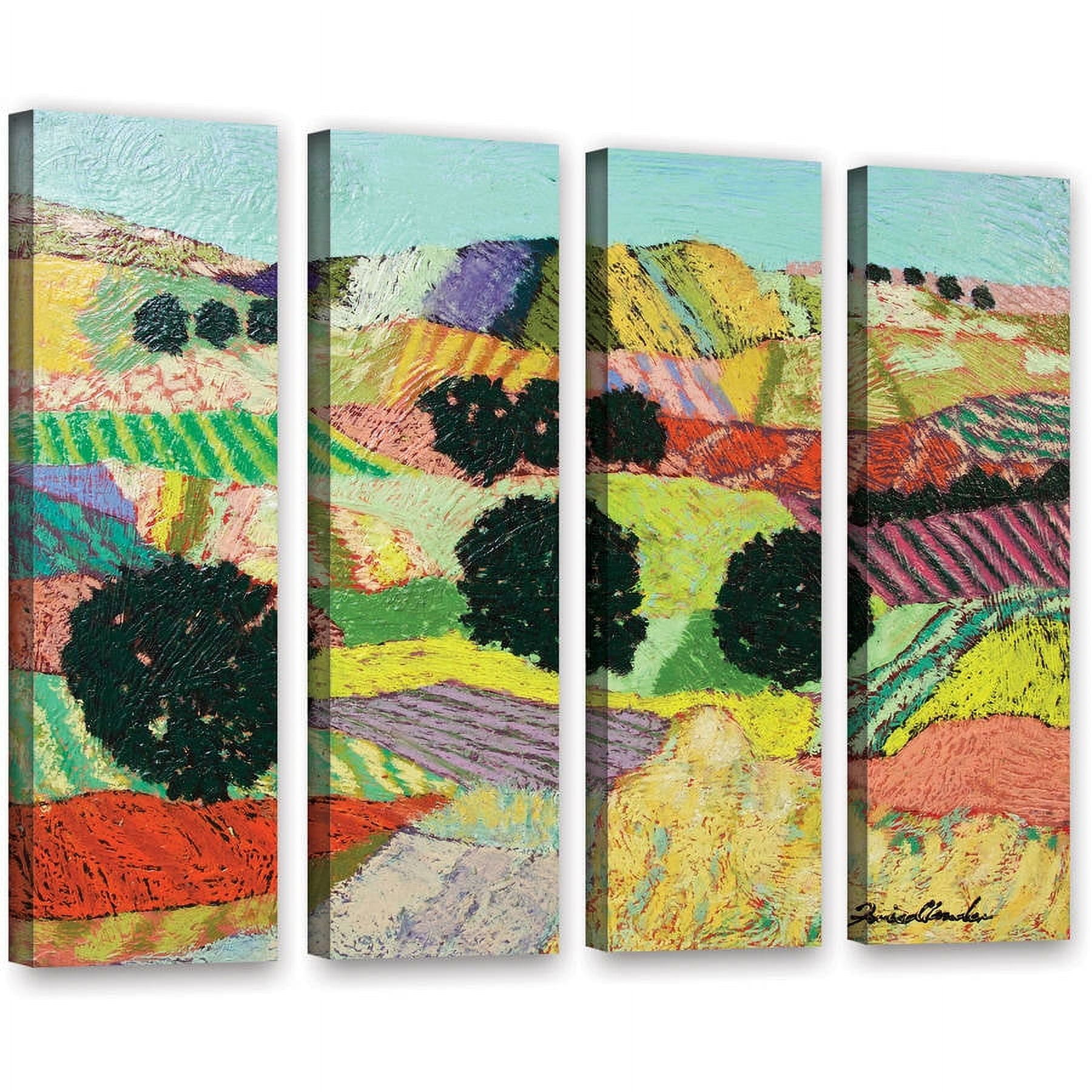ArtWall Allan Friedlander "Crystal Mountain" 4-Piece Gallery-Wrapped Canvas Set