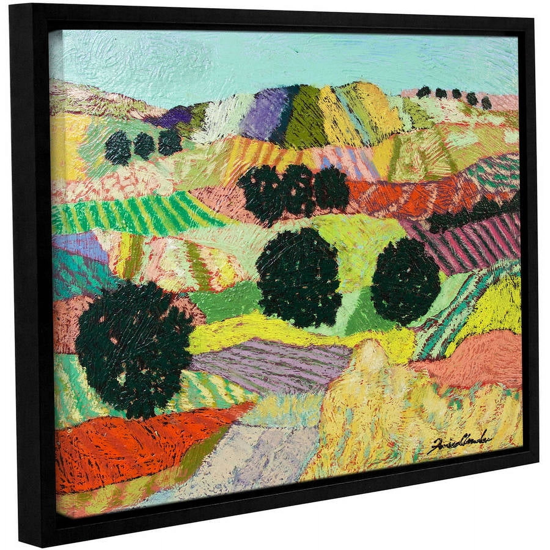 ArtWall Allan Friedlander "Crystal Mountain" Gallery-Wrapped Floater-Framed Canvas