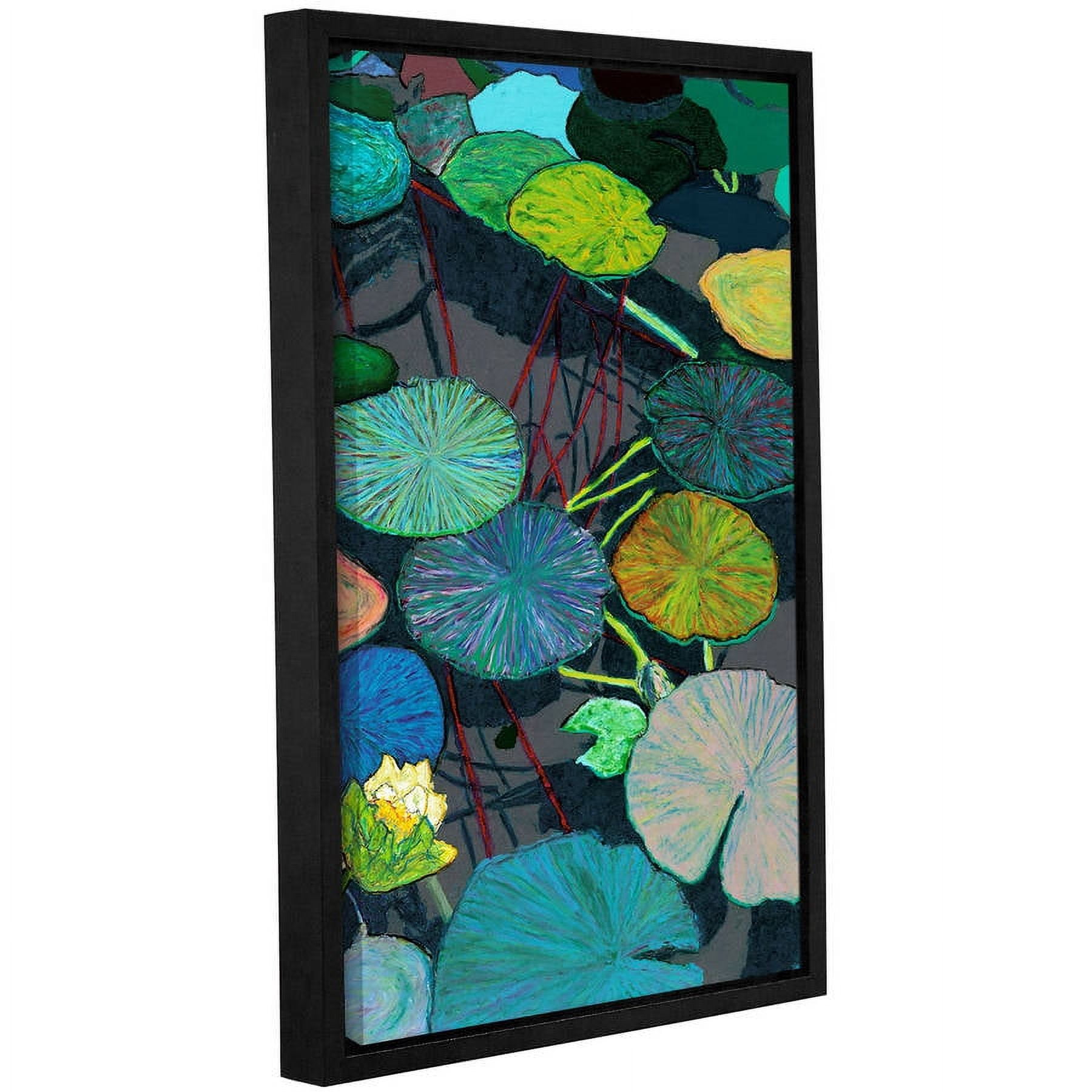 ArtWall Allan Friedlander "Dark Shadows" Gallery-Wrapped Floater-Framed Canvas