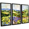 thumbnail image 1 of ArtWall Allan Friedlander "Dream Valley" 3-Piece Floater Framed Canvas Set, 1 of 2