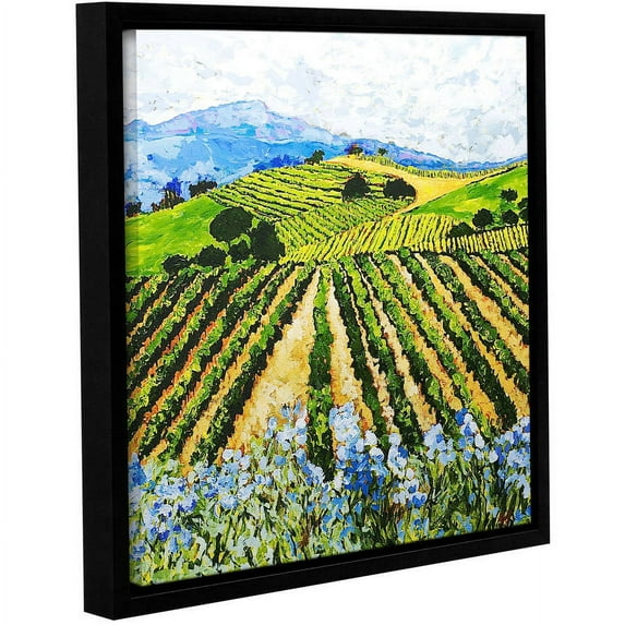 ArtWall Allan Friedlander "Early Crop" Gallery-wrapped Floater-framed Canvas