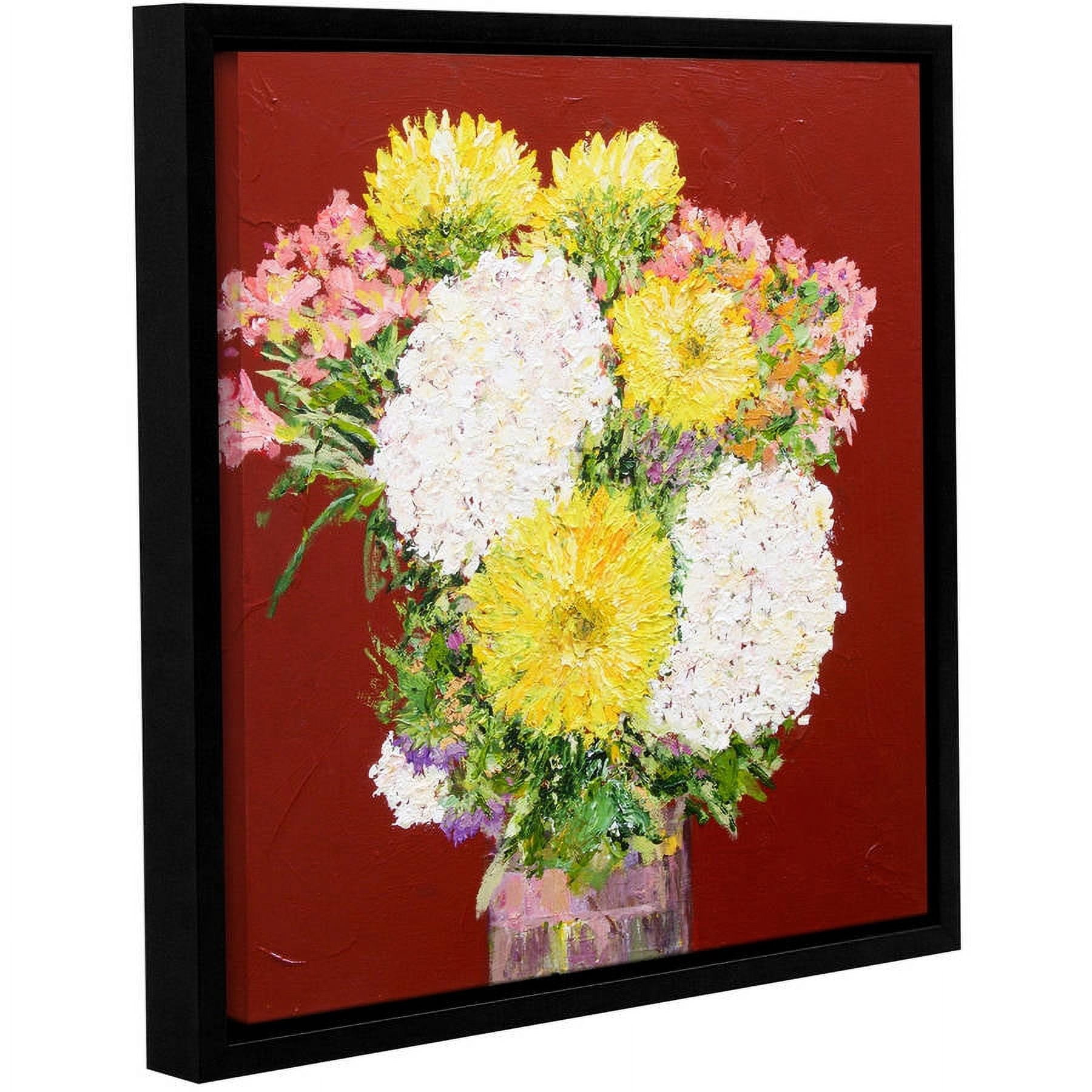 ArtWall Allan Friedlander "Feeling Happy" Gallery-wrapped Floater-framed Canvas