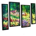 thumbnail image 1 of ArtWall Allan Friedlander "Forest Garden" 4-Piece Floater-framed Canvas Staggered Set, 1 of 2