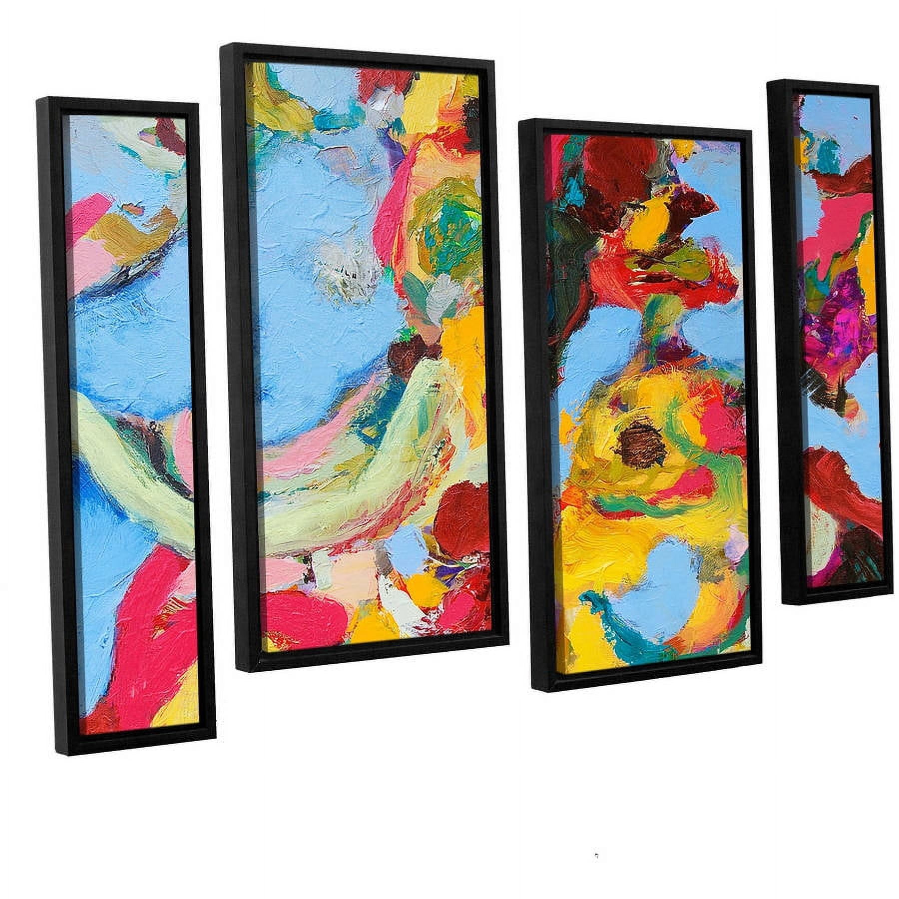 ArtWall Allan Friedlander "Gathering Season" 4-Piece Floater-framed Canvas Staggered Set