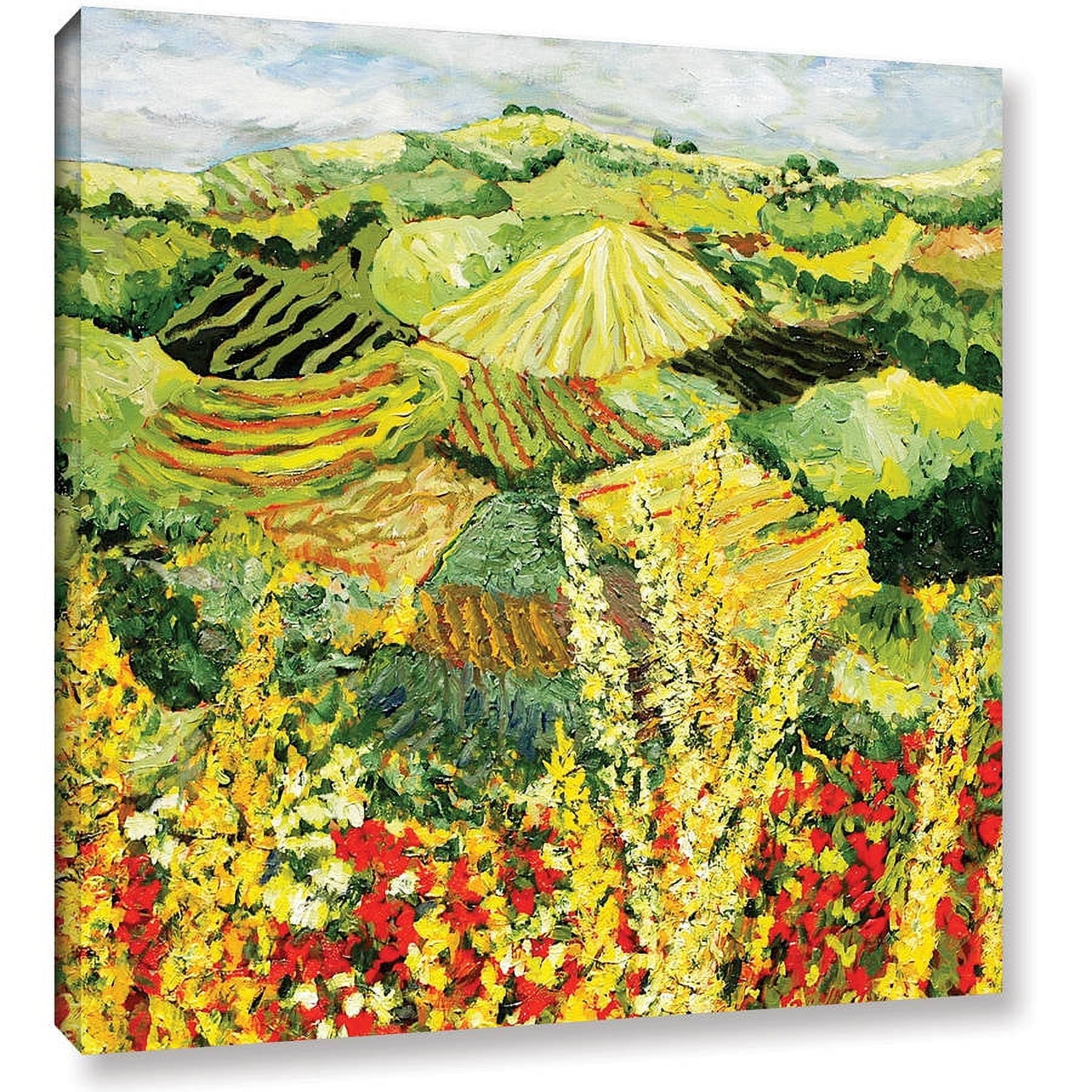 ArtWall Allan Friedlander "Golden Hedge" Gallery-wrapped Canvas