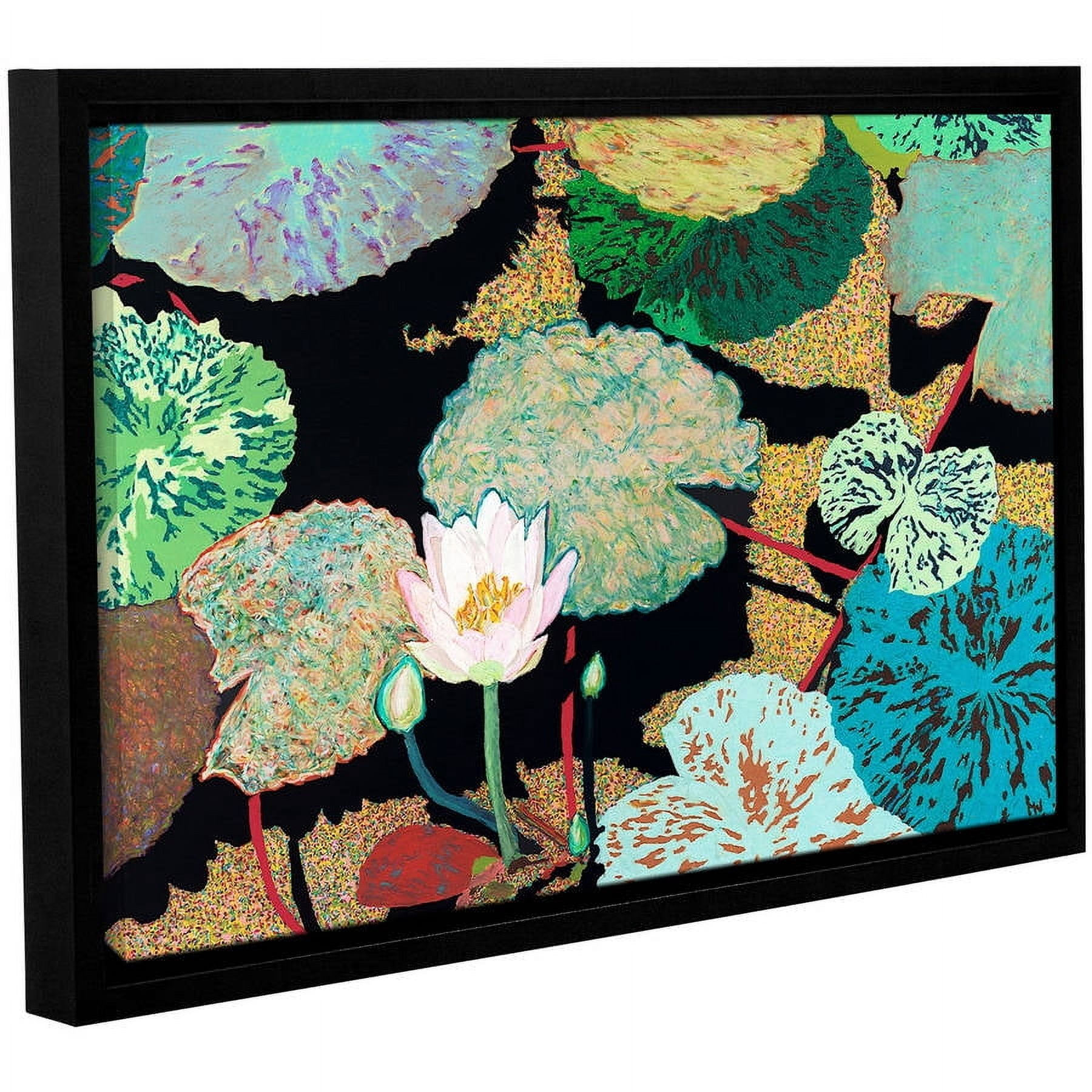 ArtWall Allan Friedlander "Hot And Humid" Gallery-wrapped Floater-framed Canvas