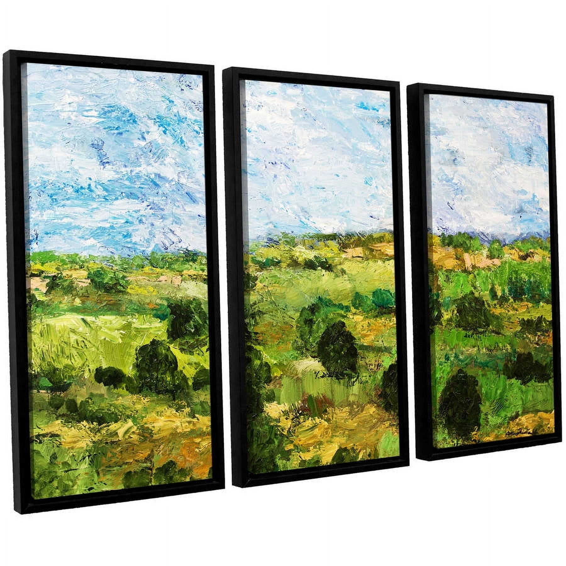 ArtWall Allan Friedlander "Just Roll Along" 3-Piece Floater-framed Canvas Set