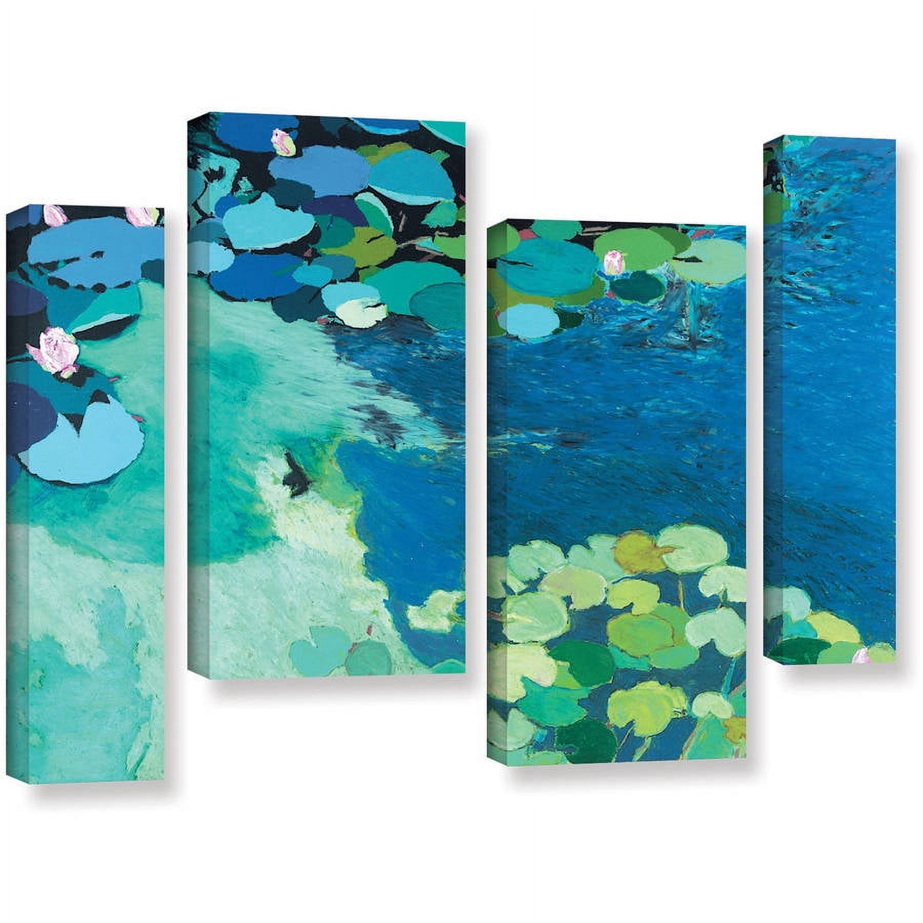 ArtWall Allan Friedlander "Moonlit Shadows" 4-Piece Gallery-wrapped Canvas Staggered Set