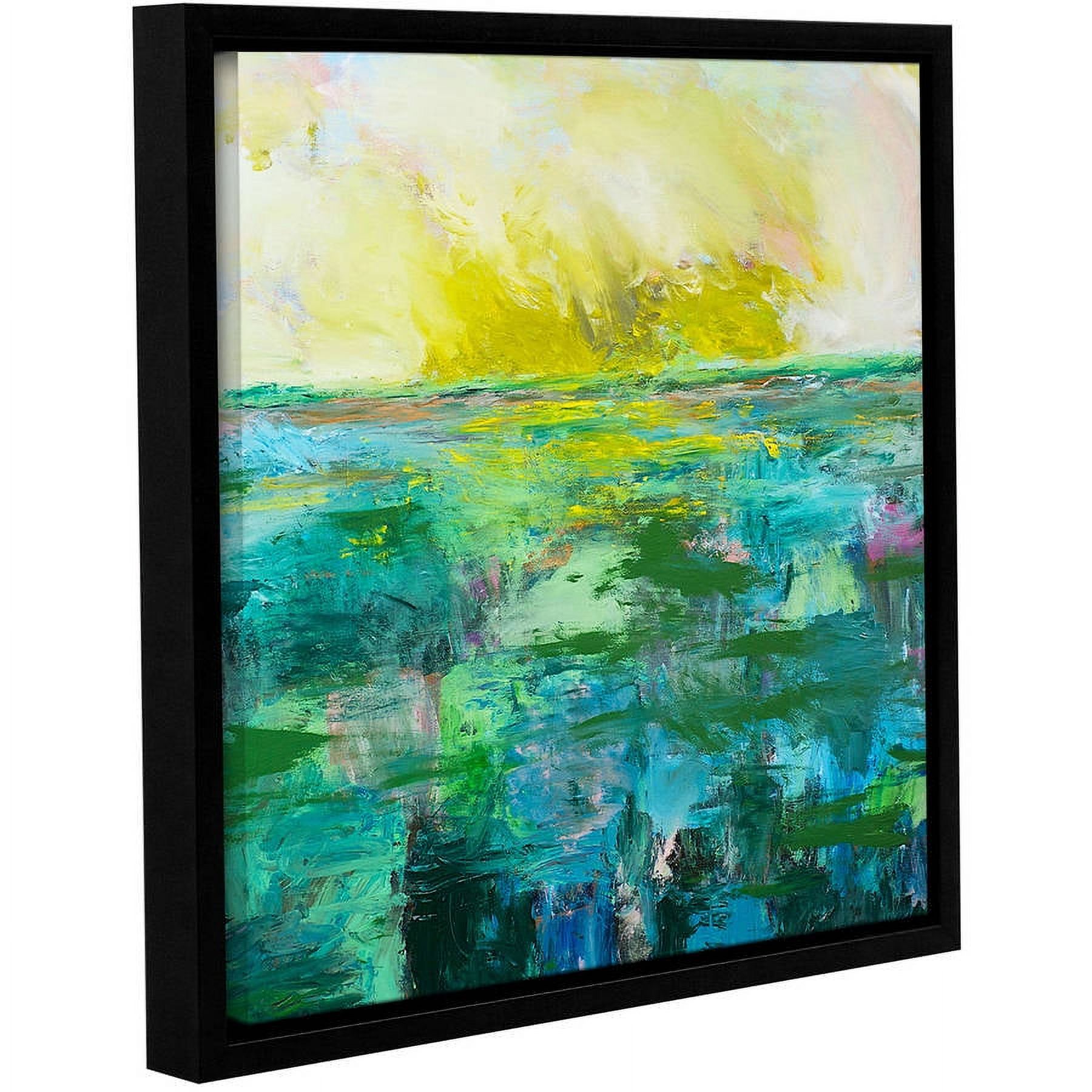 ArtWall Allan Friedlander "Morning Dew" Gallery-wrapped Floater-framed Canvas