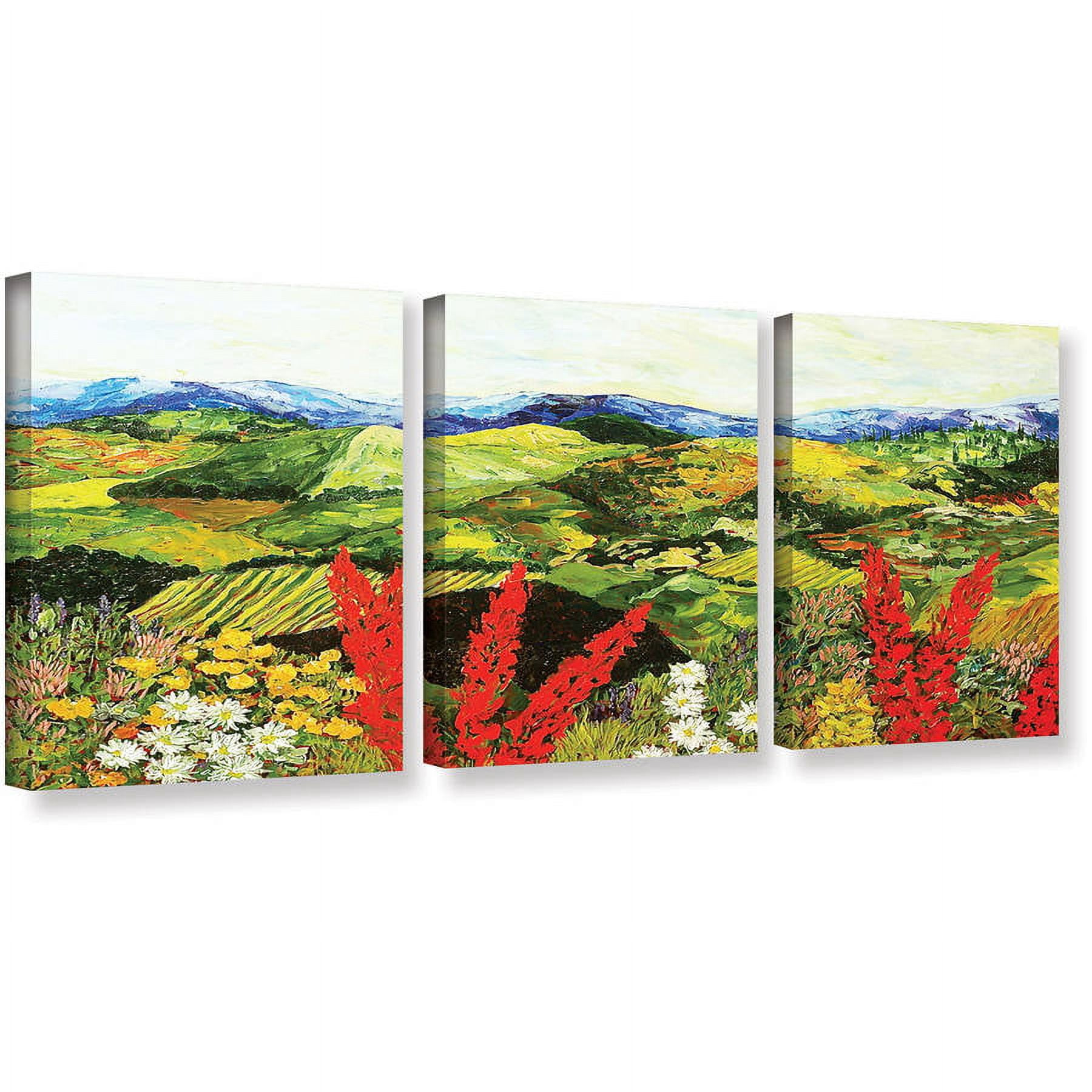 ArtWall Allan Friedlander "One More Step" 3-Piece Gallery-wrapped Canvas Set